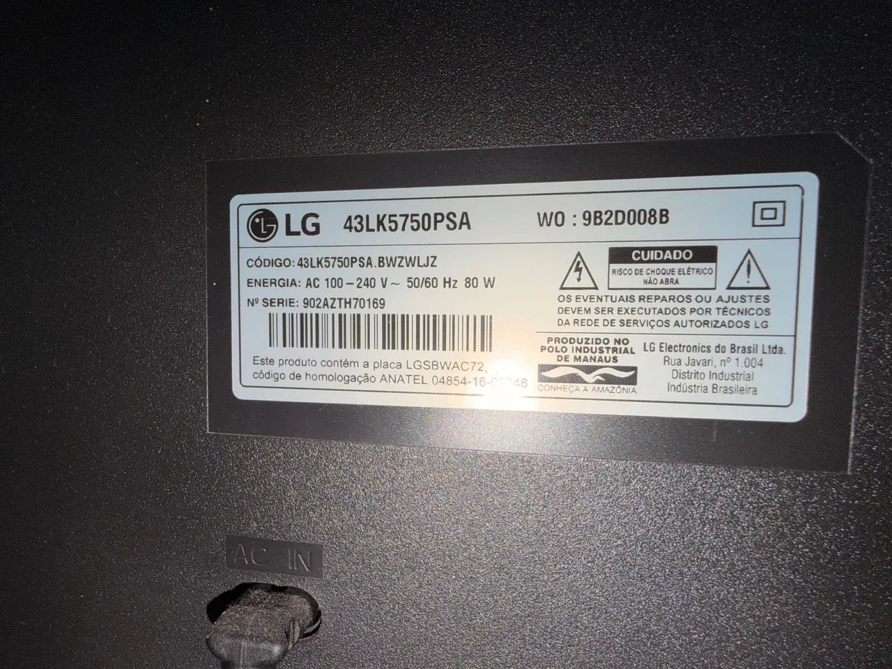 TV LG 43 polegadas Smart - Foto 2