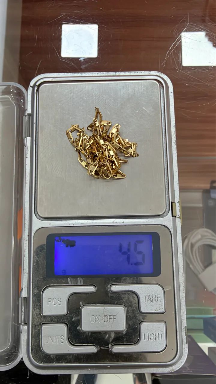 CORRENTE PIASTRINE OURO 18k - Foto 4