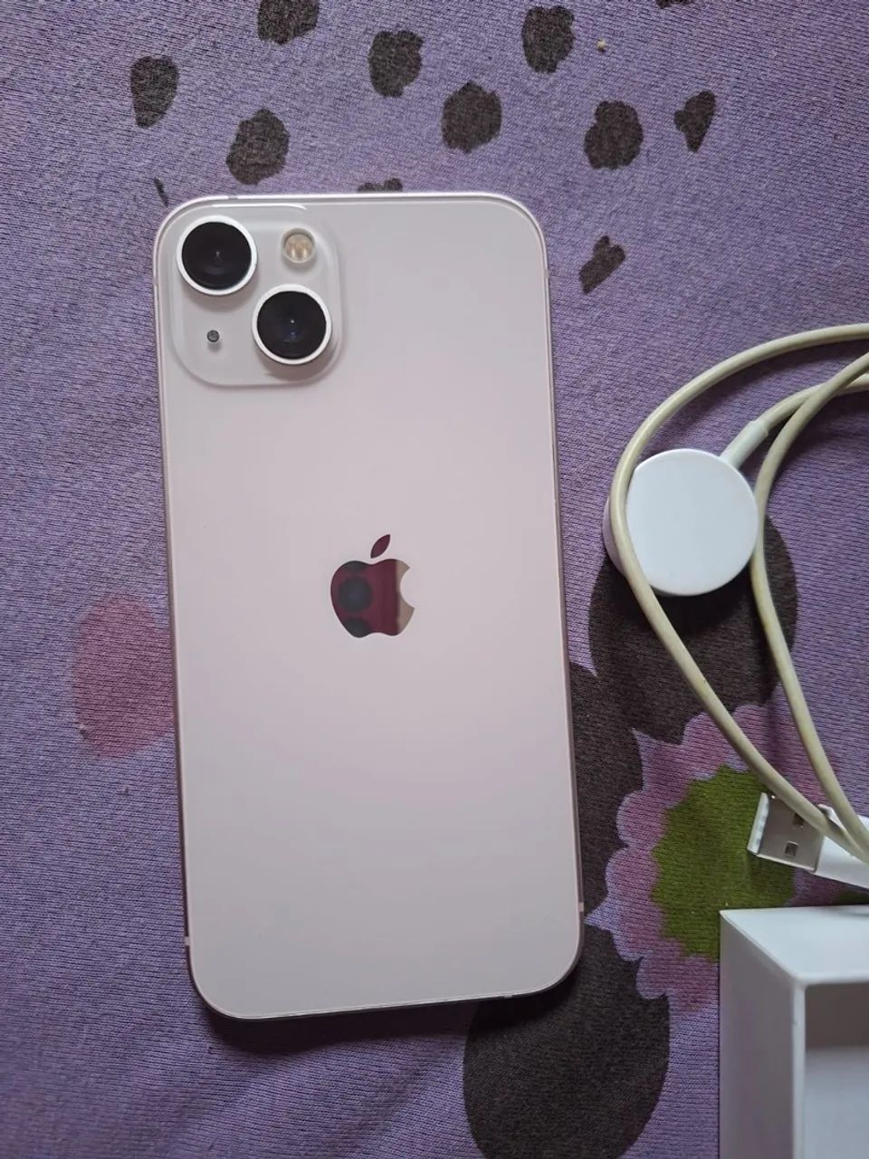 iPhone 13 Rosa 128gb vendo ou troco - Foto 3