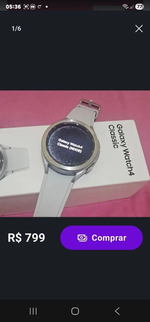 Relógio galaxy watch 4 - Foto 2