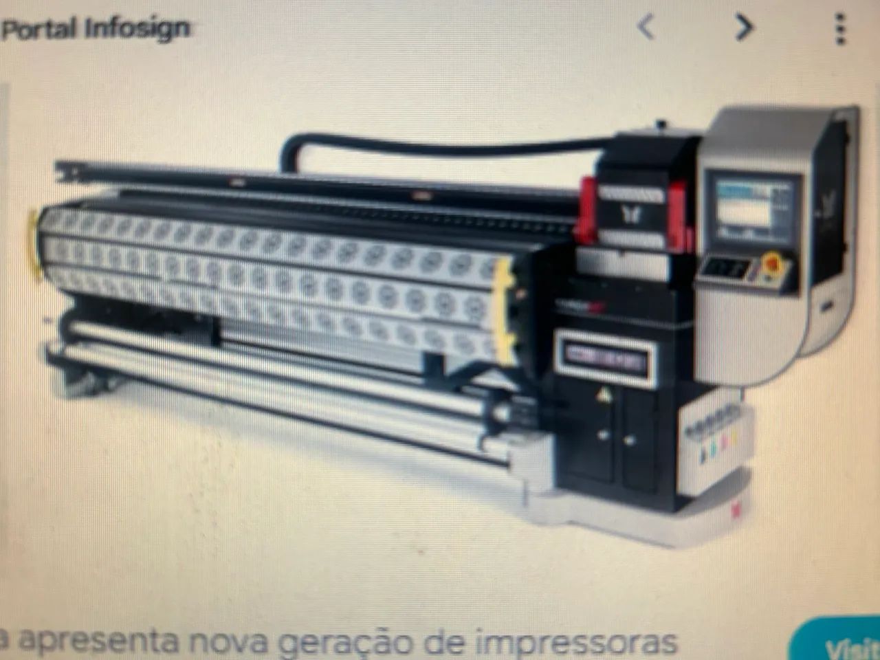 Vaga impressor digital 