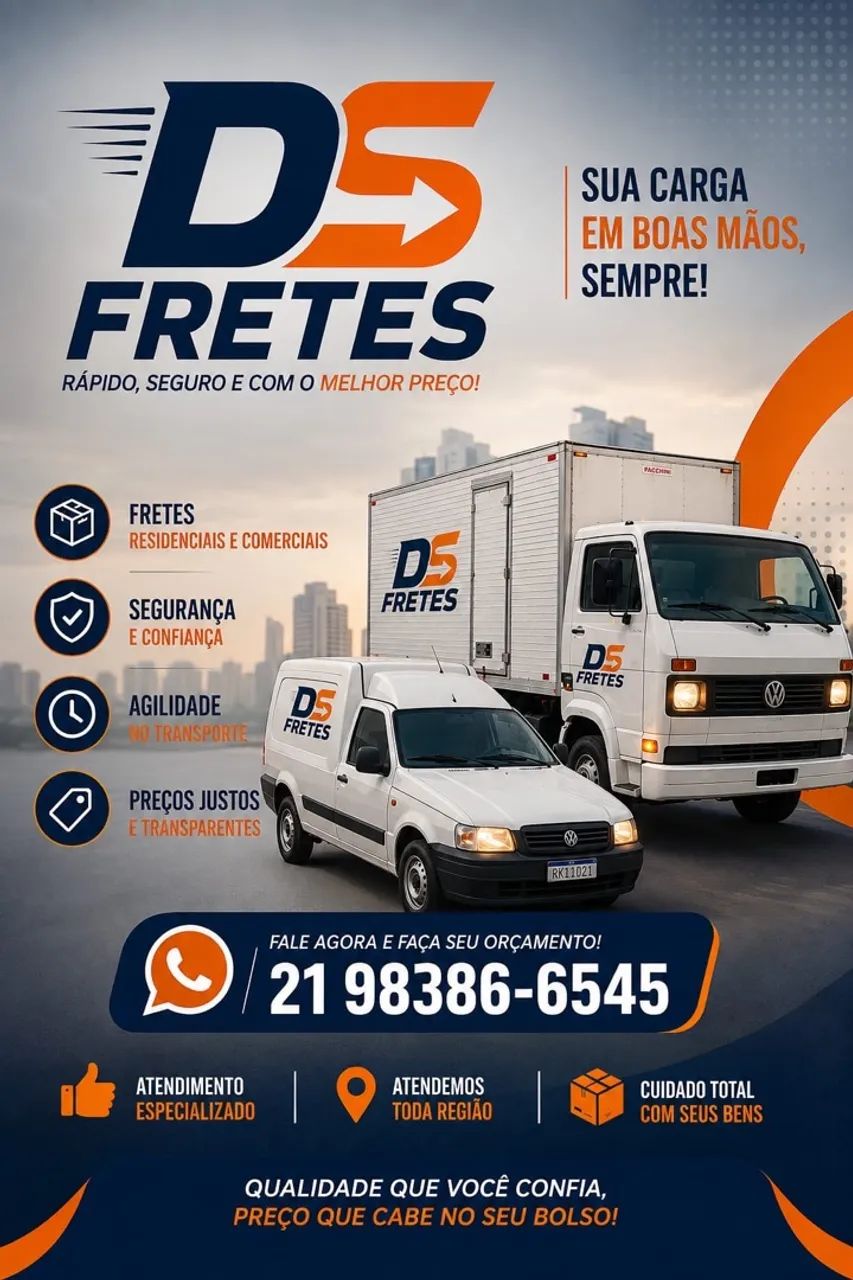 Fretes caminhão/ fiorino