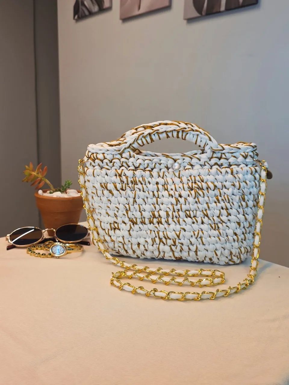 Bolsa de crochê