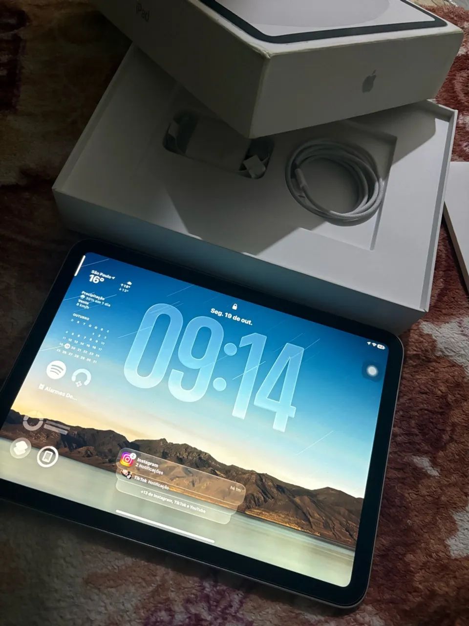 Vendo iPad 11 a16 prata com 6 meses de uso  - Foto 3