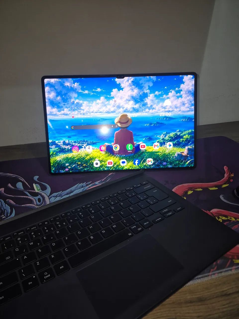 Tablet SAMSUNG TAB S9 ULTRA + Capa teclado + Mouse Logitech M240 - Foto 3