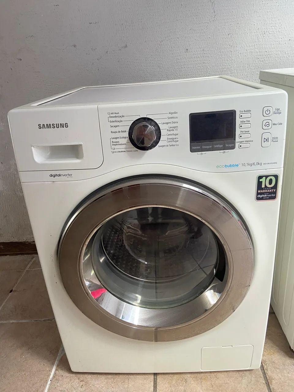Máquina lava e seca 10kg, 1600R$