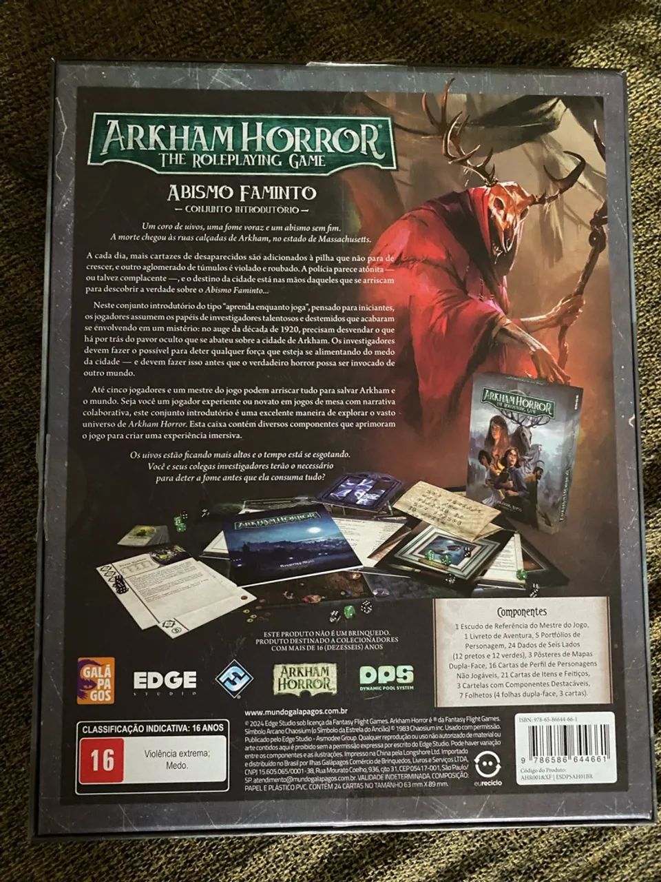 RPG Arkham Horror conjunto introdutório  - Foto 2