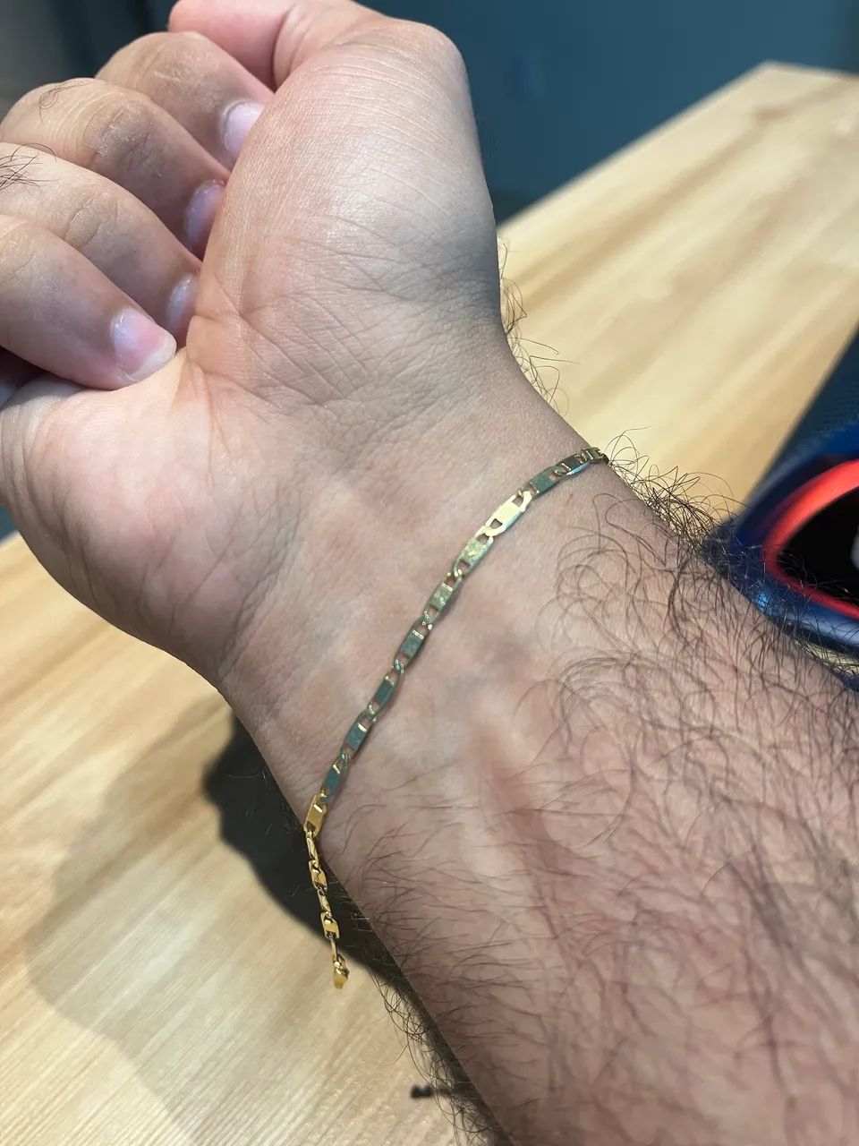 Pulseira ouro 18k piastrine - Foto 4