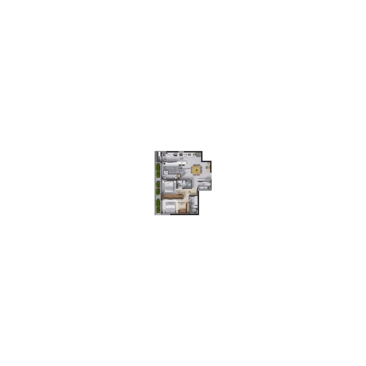 PLANTA 91m²