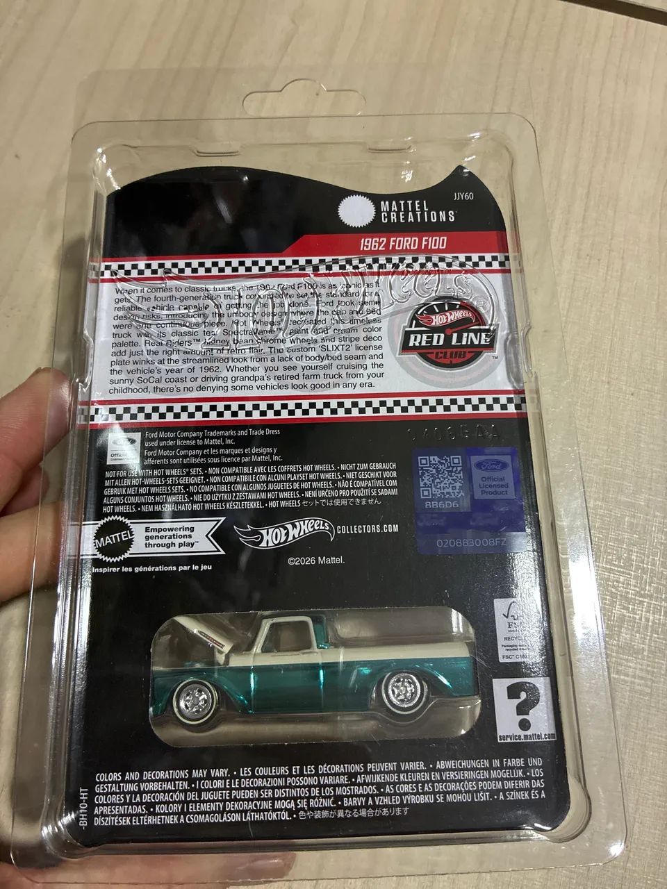 Hot Wheels Ford F100 1962 RLC - Brinquedos e Jogos - Centro