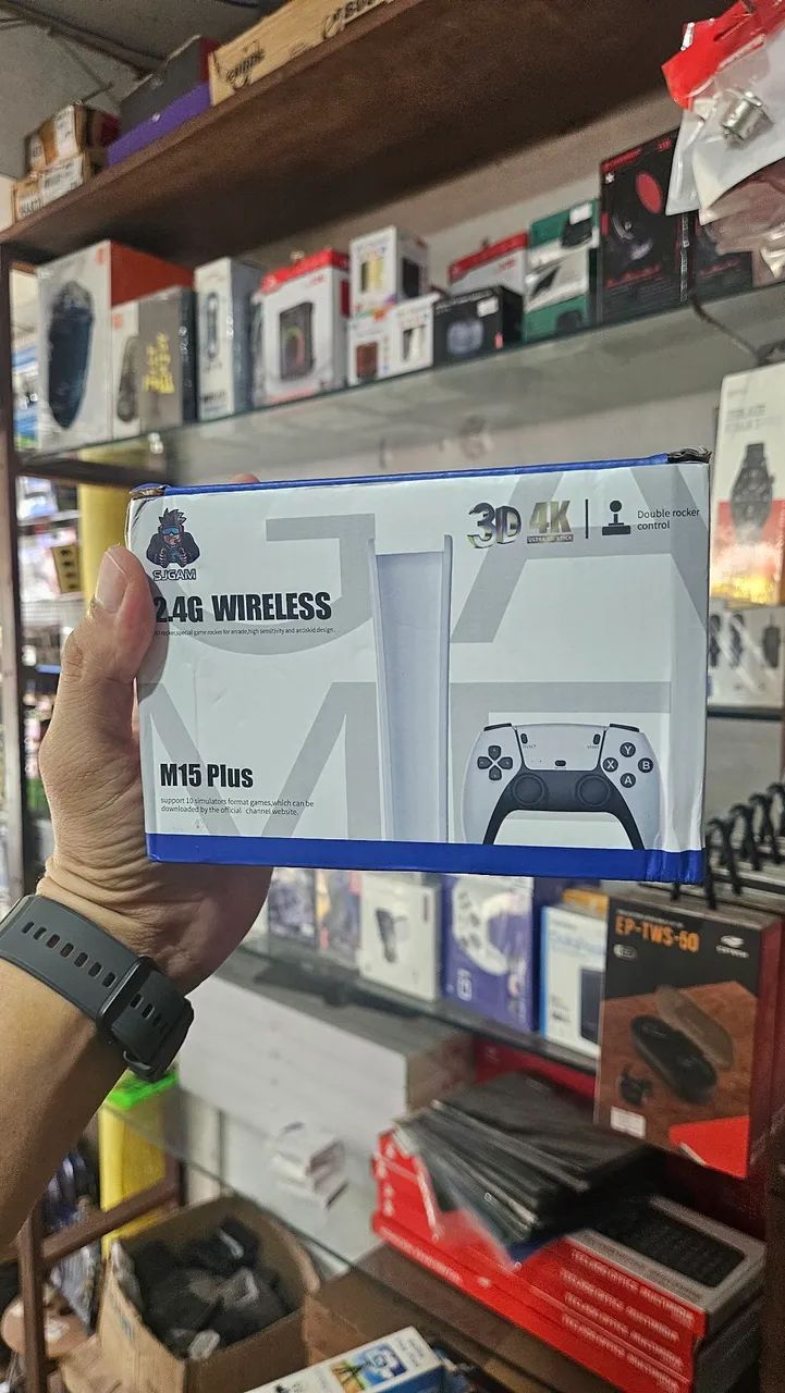 Videogame m15 pro com 2 controles 