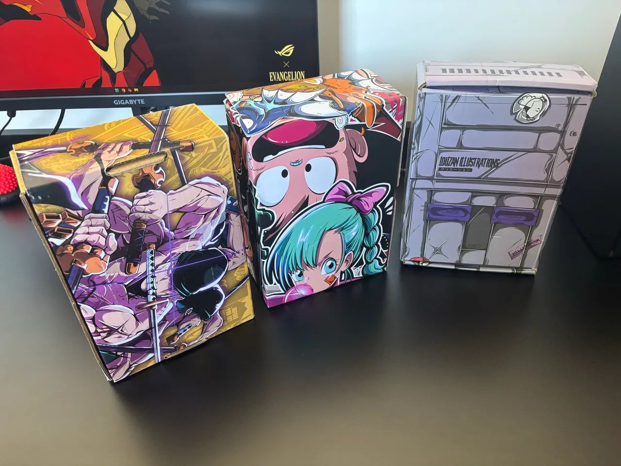 Três caixas decorativas anime one piece, dragon ball, nitendo - Foto 5