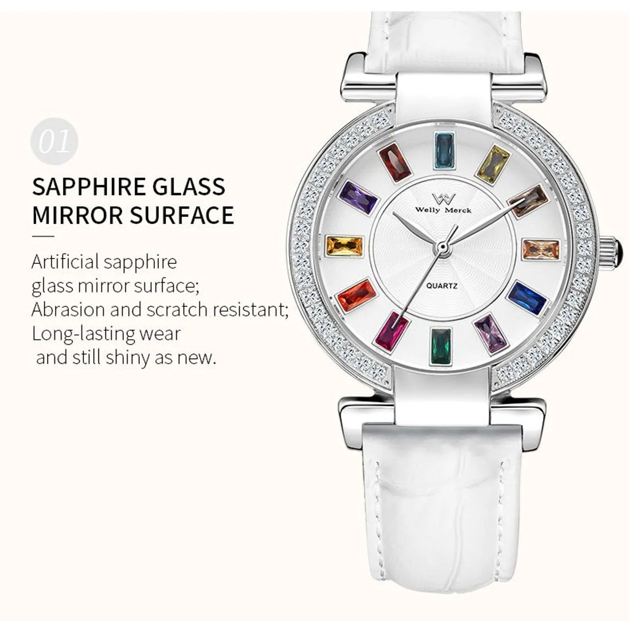 OFERTA: Relógio Feminino Welly Merck WM079 - Foto 4