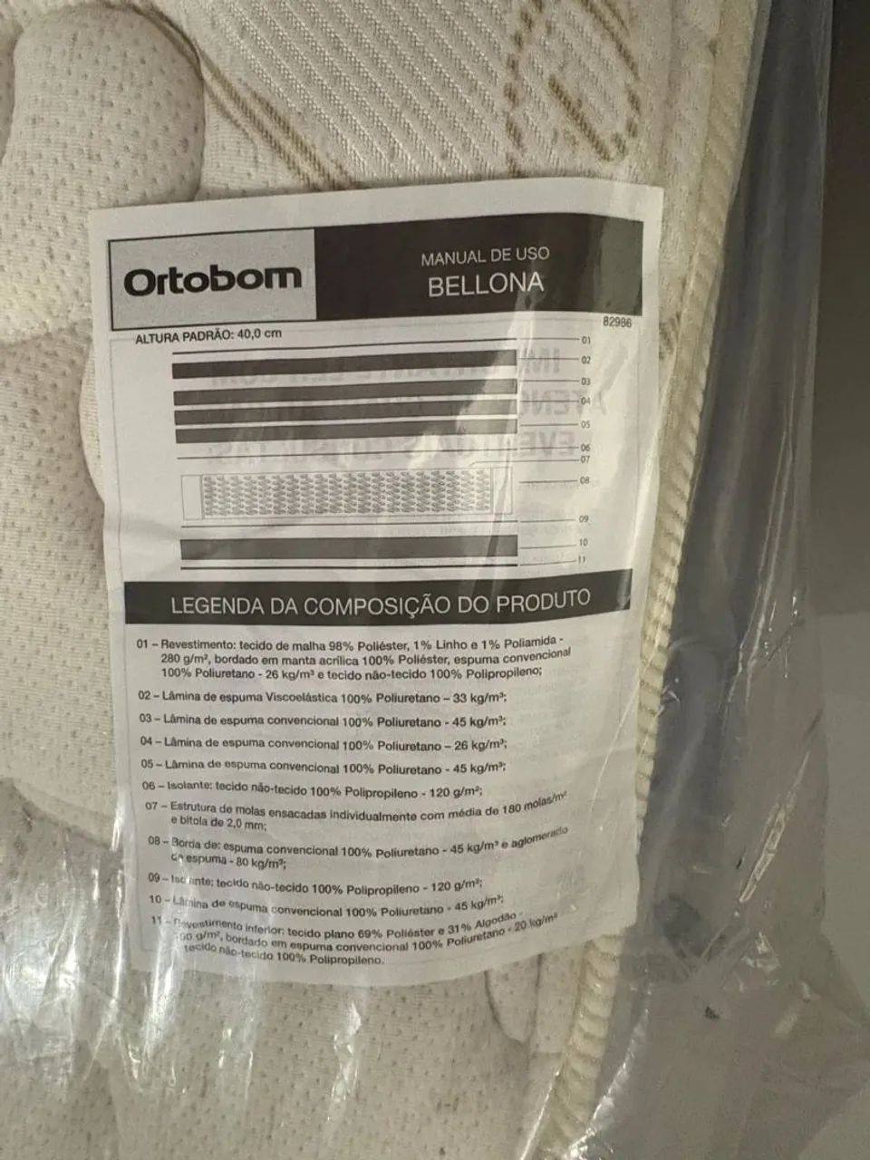 Colchão Casal ortobom Bellona - Foto 3