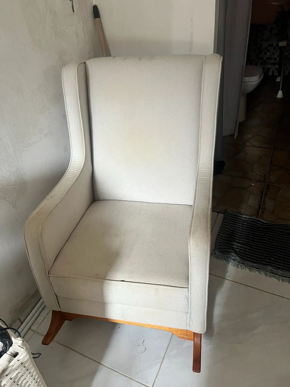Poltrona de amamentação balanço.