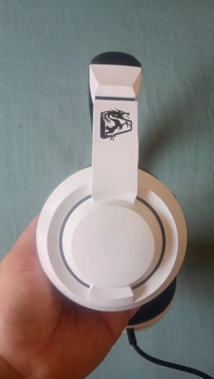 Headphone Redragon Branco e Preto - Foto 3