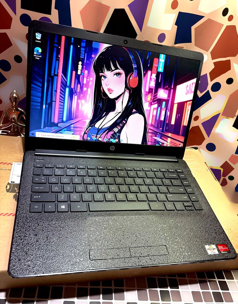Notebook HP BOOK AMD SILVER, NVme MUITO RÁPIDO! - Foto 3