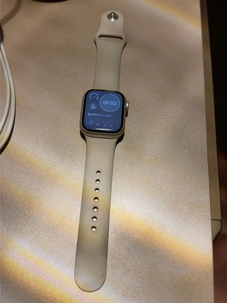 Apple Watch série 8 - 41mm Bege - Foto 3