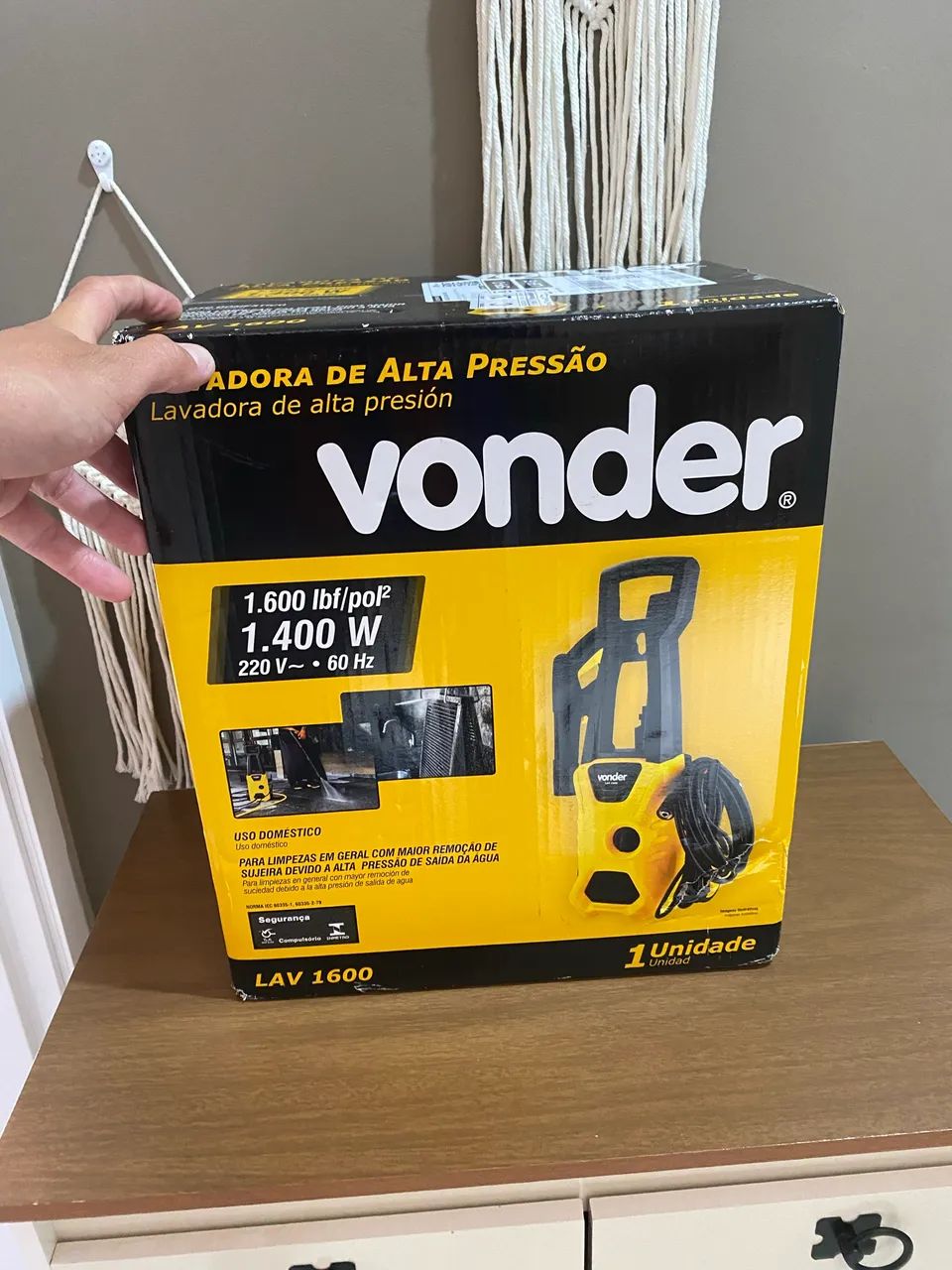 Lavadora de Alta Pressão 1400w - Foto 3