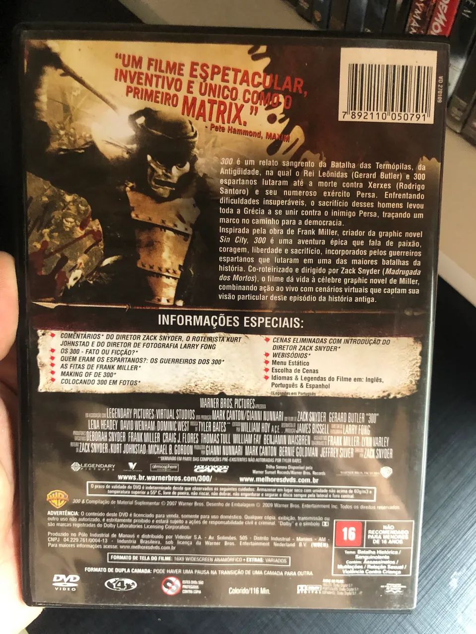 DVD 300 edição dupla com luva - Foto 3