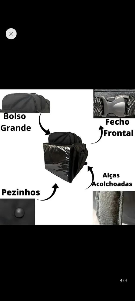 Bag entregador 45L - Novo - Foto 4