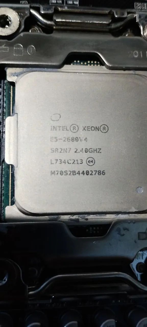 Placa mãe x99 processador E5 2680v4 - Foto 3