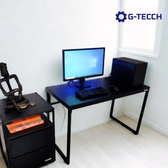 Mesa Multiuso 1m NOVA Birô Reforçado Industrial para Computador Notebook de Escritório - Foto 4