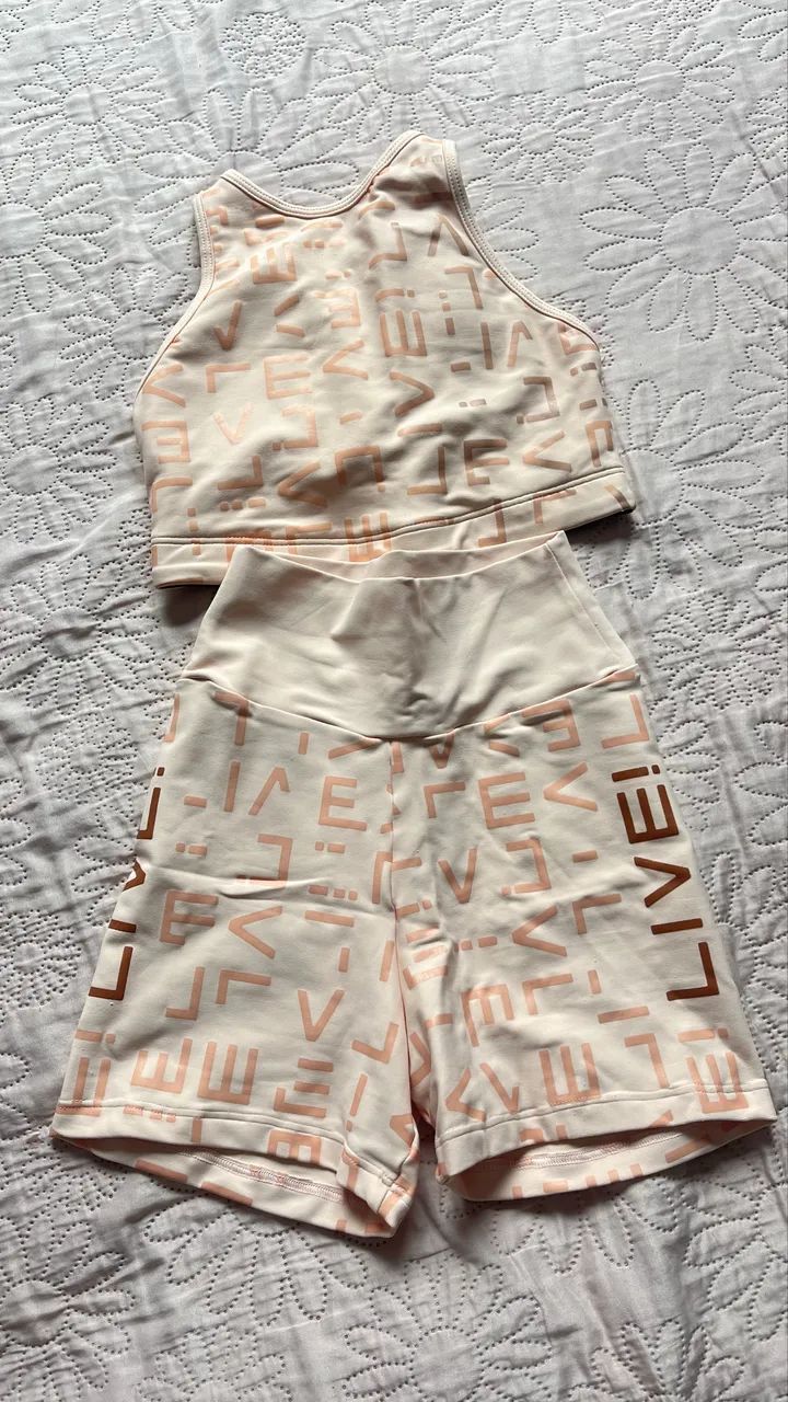 Conjunto live laranja 