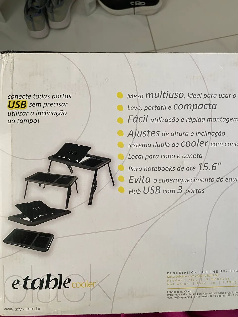 E-table cooler novo na caixa, nunca usei. - Foto 2