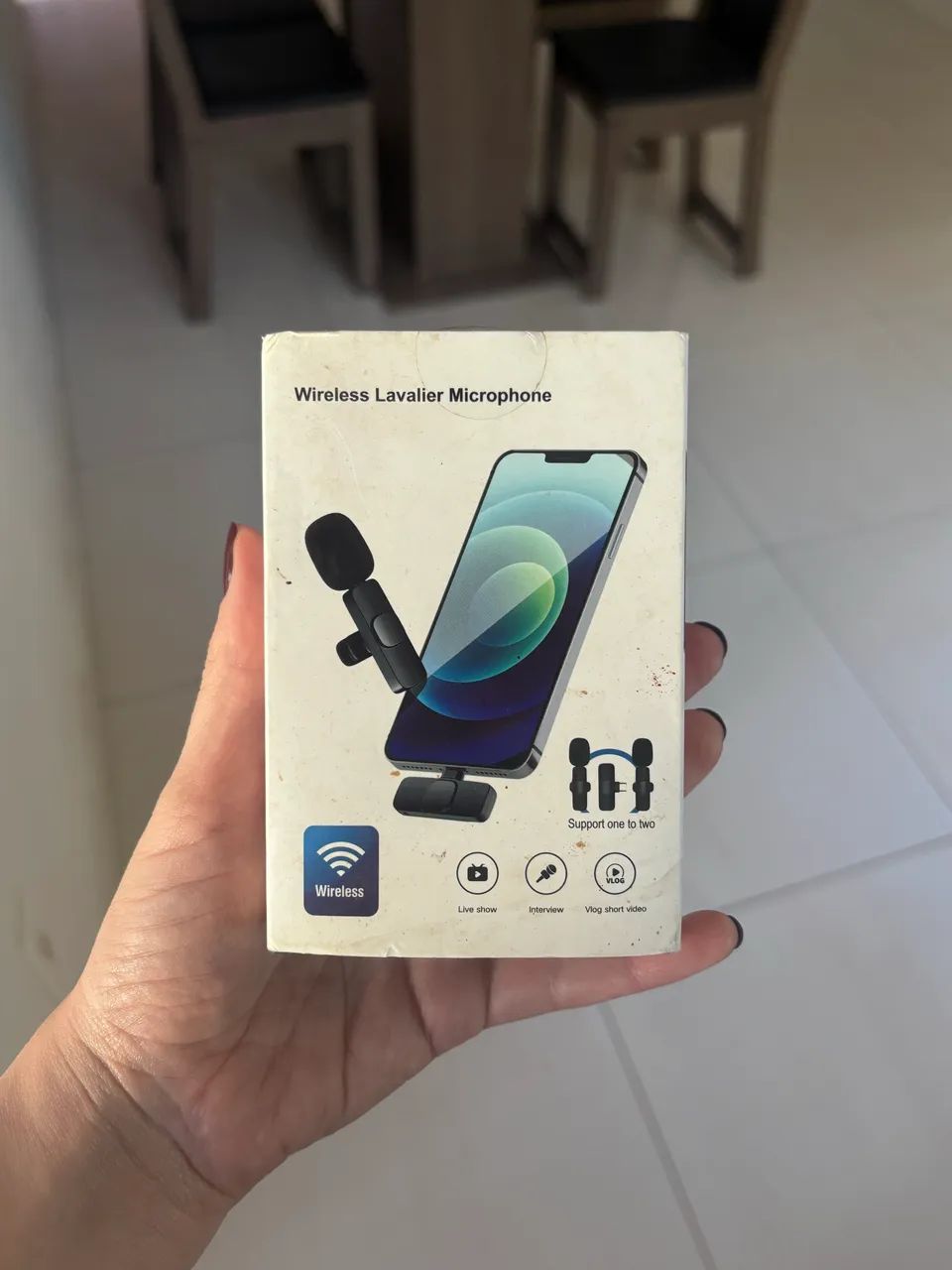 Microfone de lapela