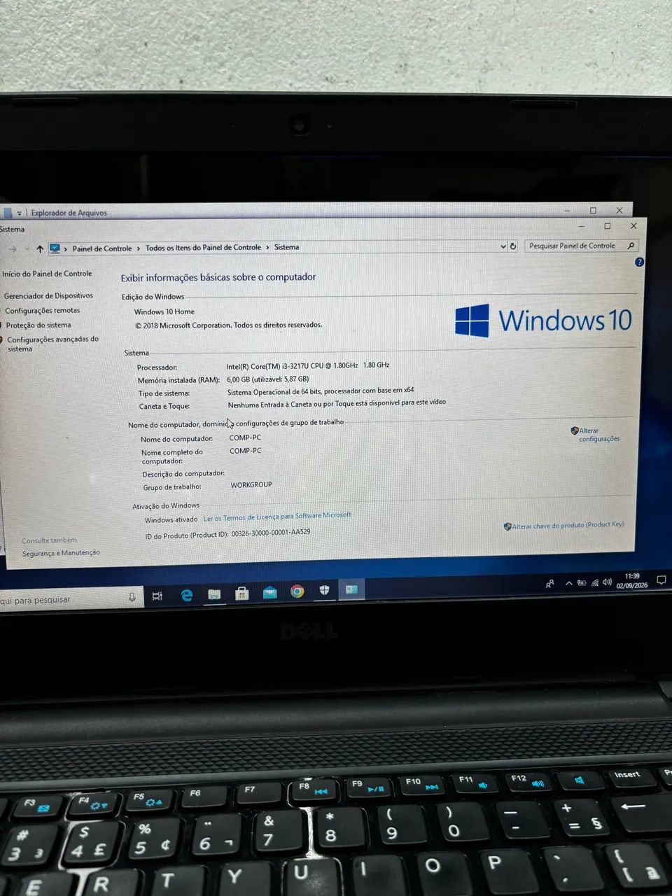 Notebook Dell i3