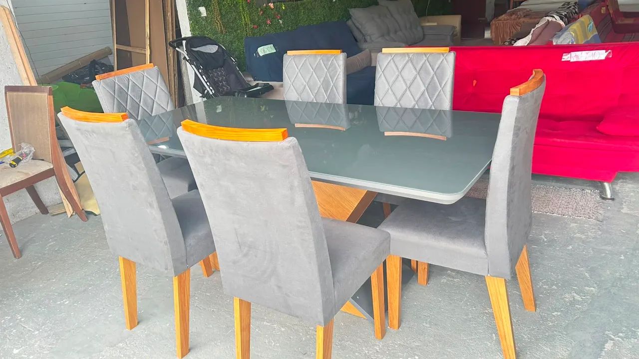 Conjunto mesa 6 lugares  - Foto 2