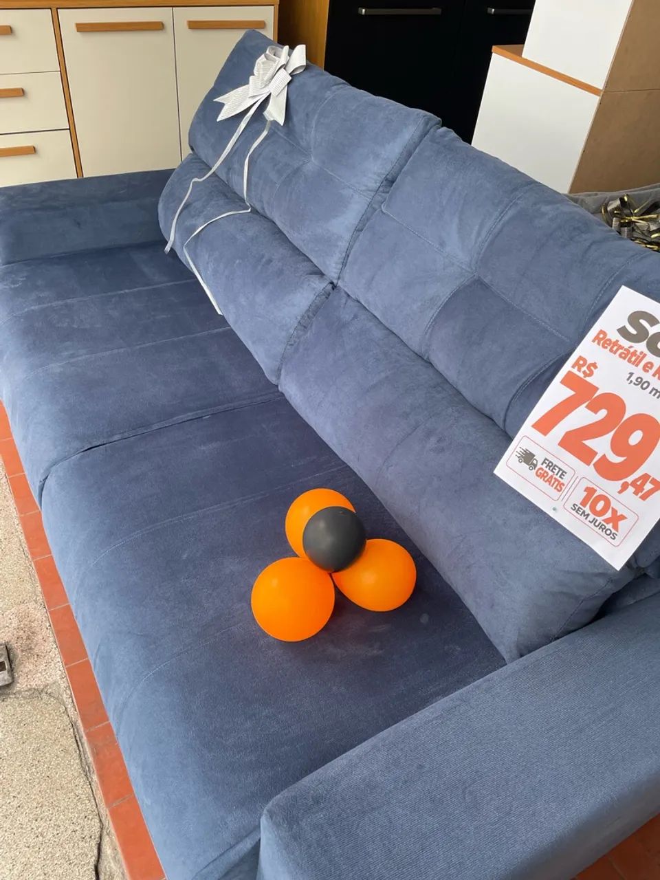 Sofá Retrátil e Reclinável 1.90M [frete grátis] - Foto 3