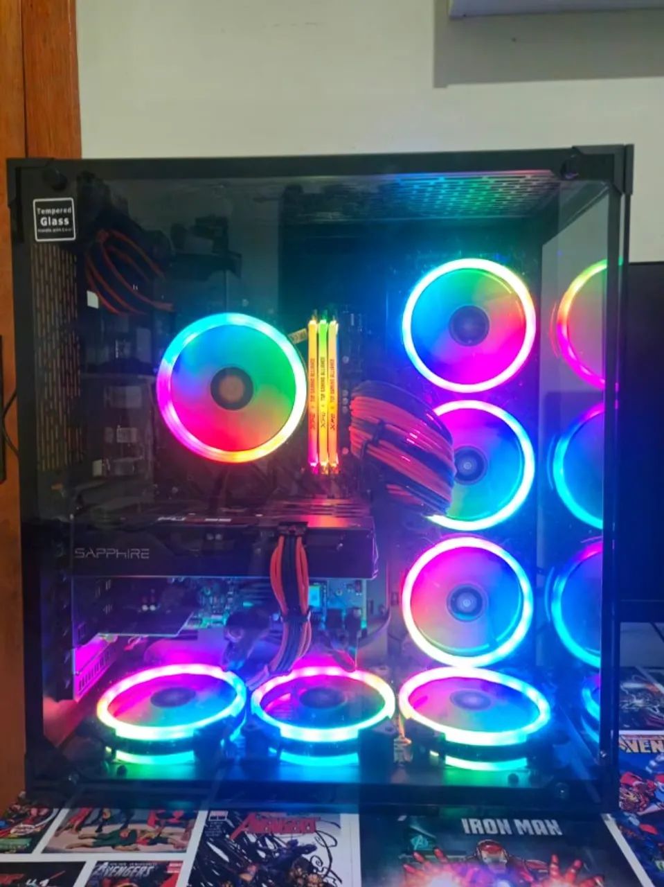 PC Gamer I5 10400F 24G DDR4 SSD 1 Tera RX5500xt 4G - Foto 2