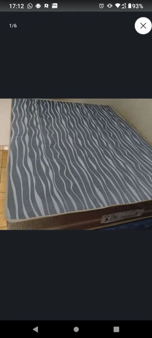 Colchão de casal usado só 1 mês  - Foto 2
