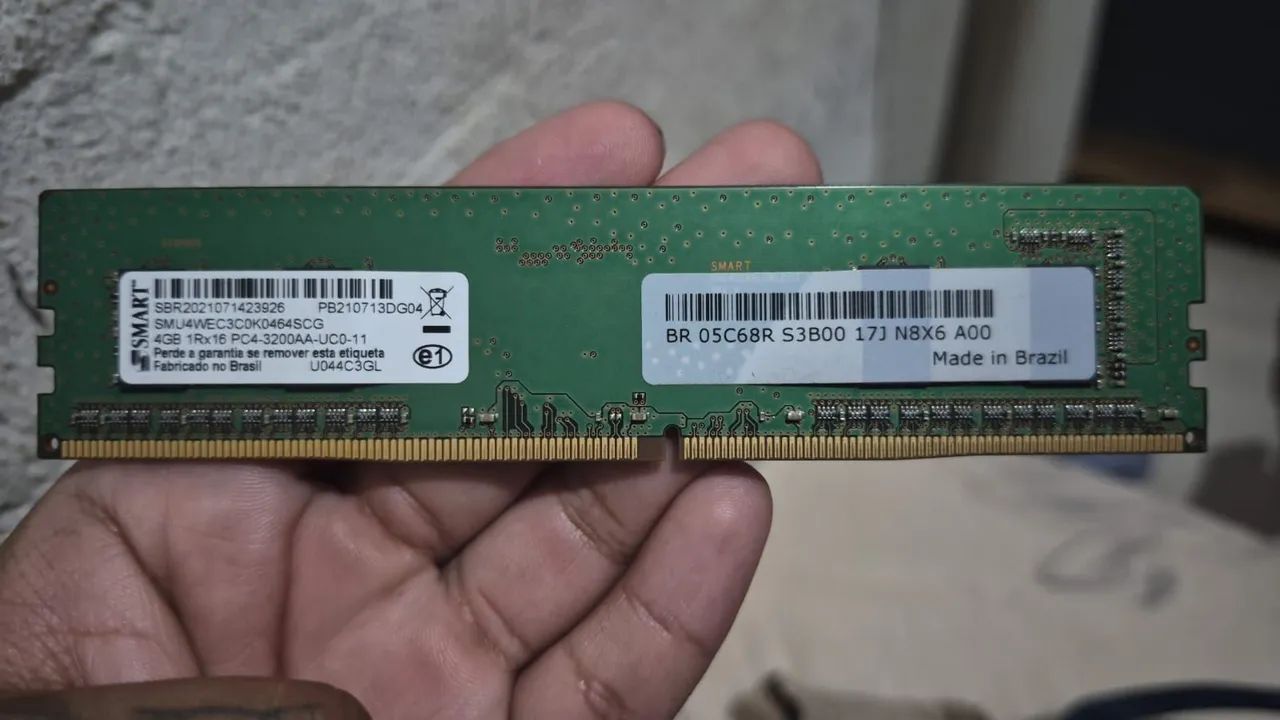 Memória ram DDR4 3200Mhz