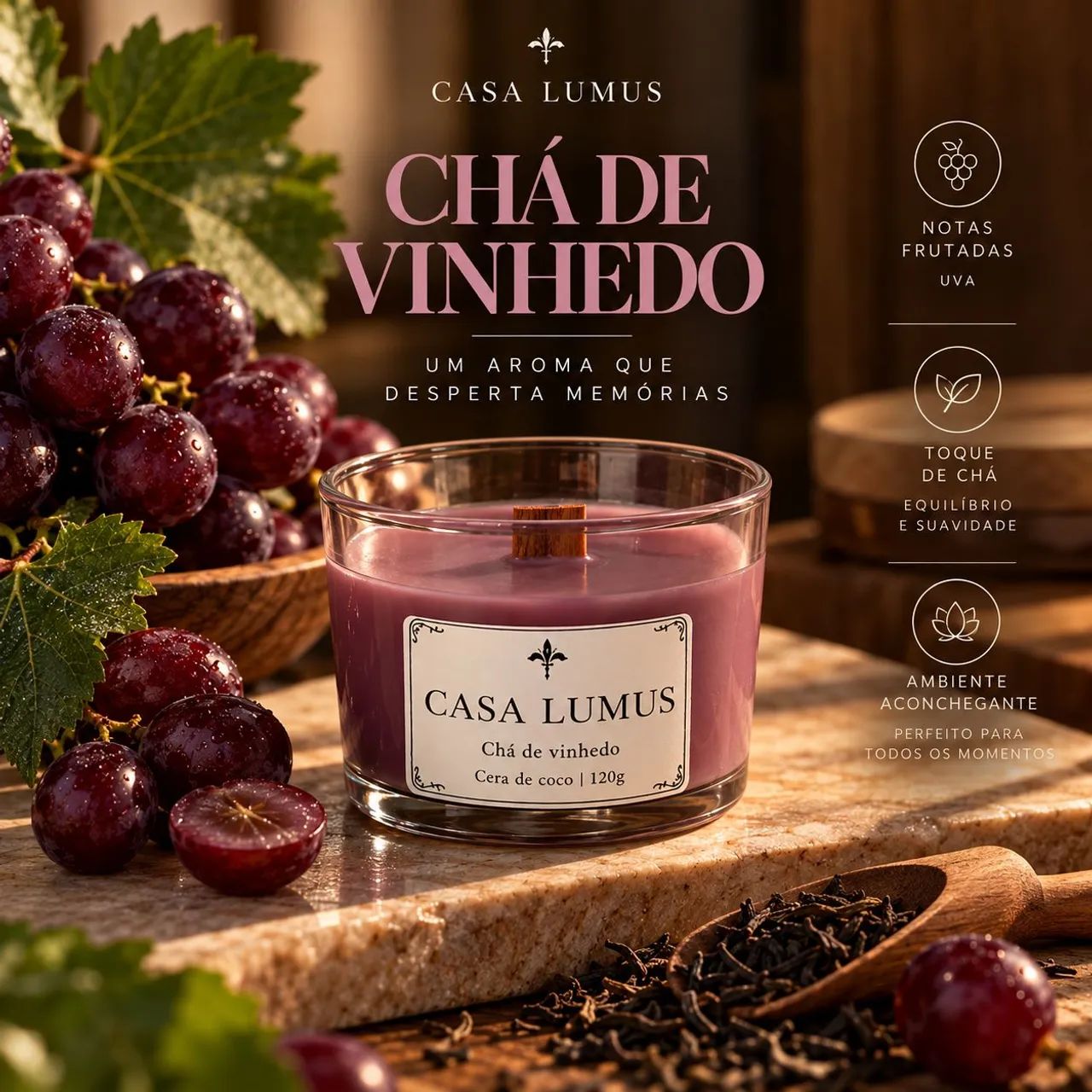 Velas Aromáticas Casa Lumus 
