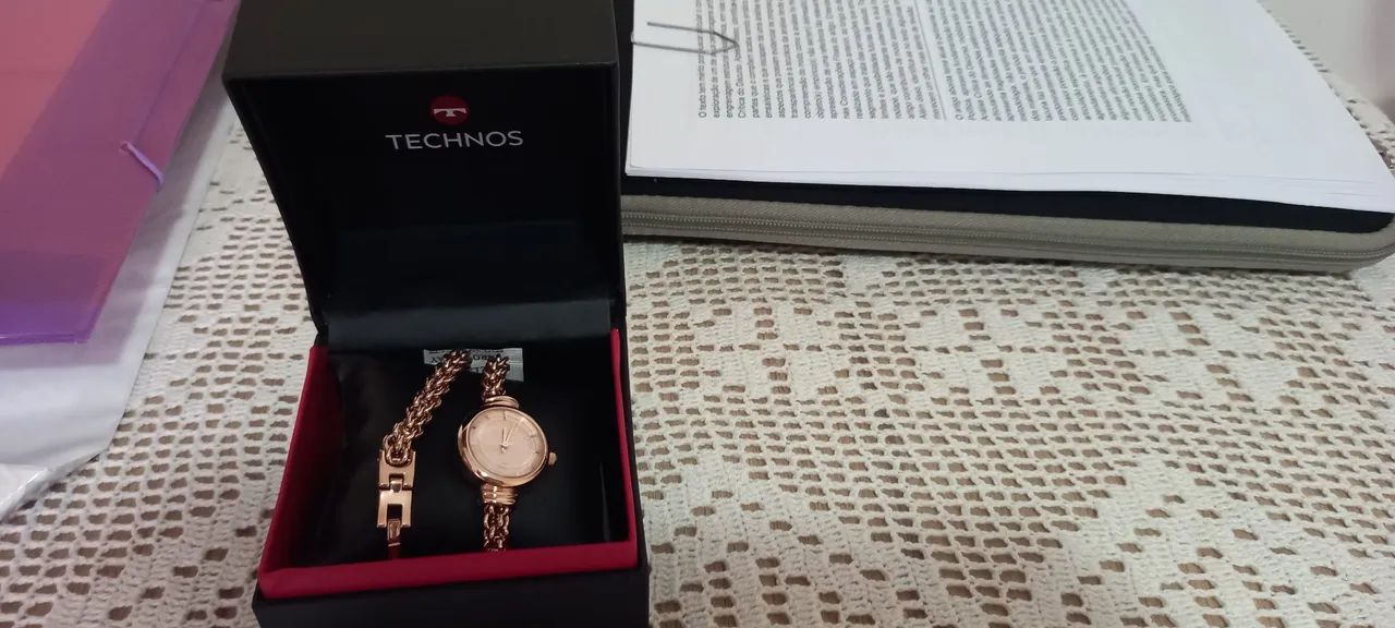 Vende-se um relógio techno folheado a ouro - Foto 3