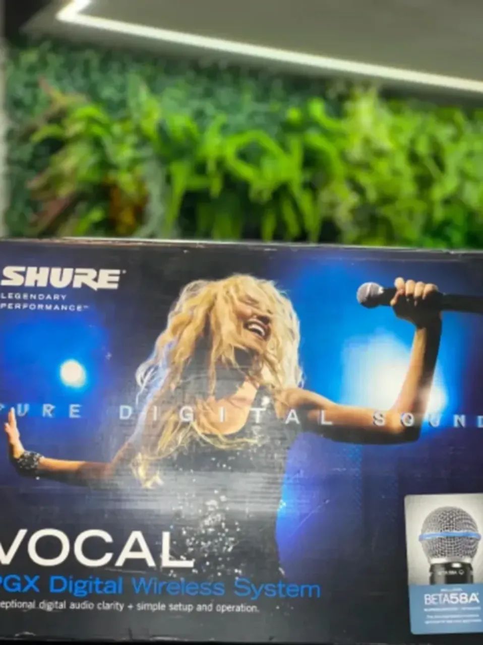 MICROFONE SISTEMA SHURE PGXD24/BETA58-X8