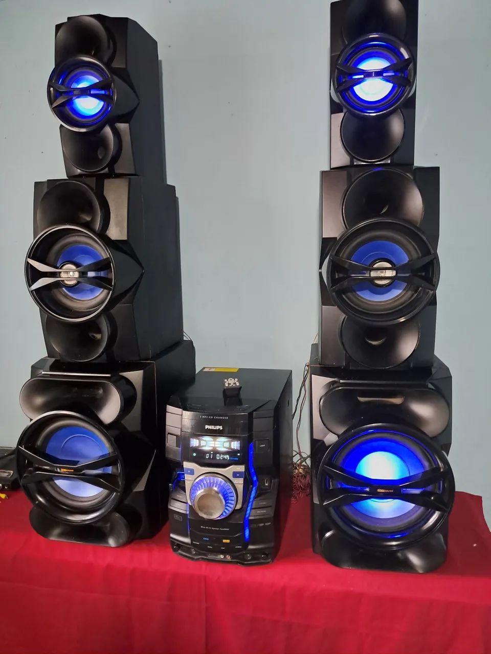 Som Mini System Philips TOP 1.600 Watts Rms,6 Caixas,Bluetooth,2 Usb, Aux - Foto 5