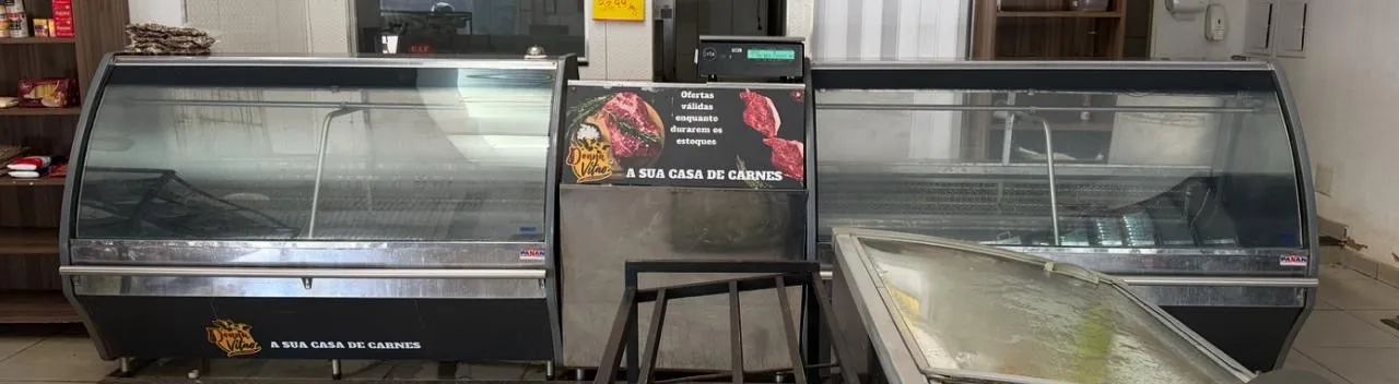 Expositor de carnes p/ açougue