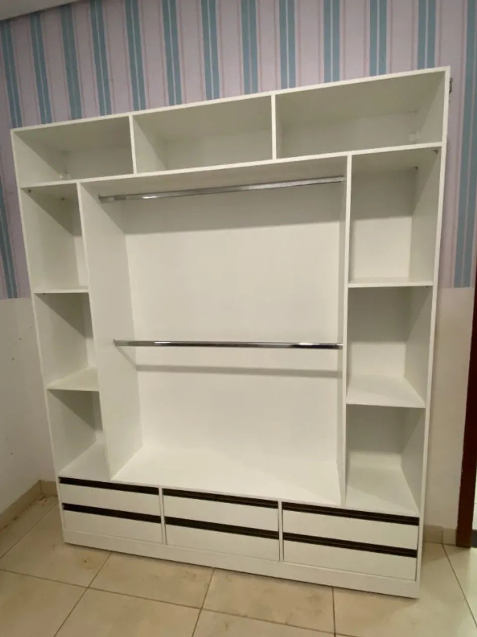 ? Closet Completo MDF Branco dos Sonhos - Foto 2