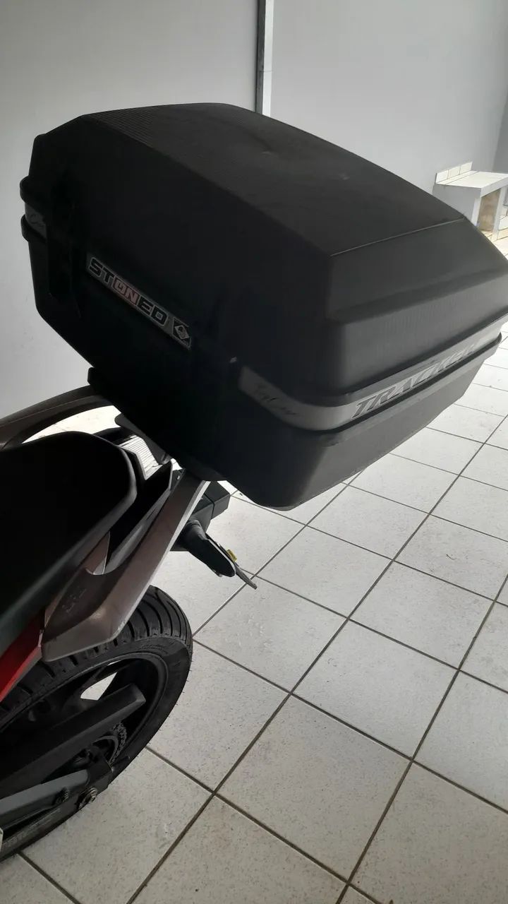 Bauleto 52 litros e suporte pra moto Honda twister 2019 - Foto 6