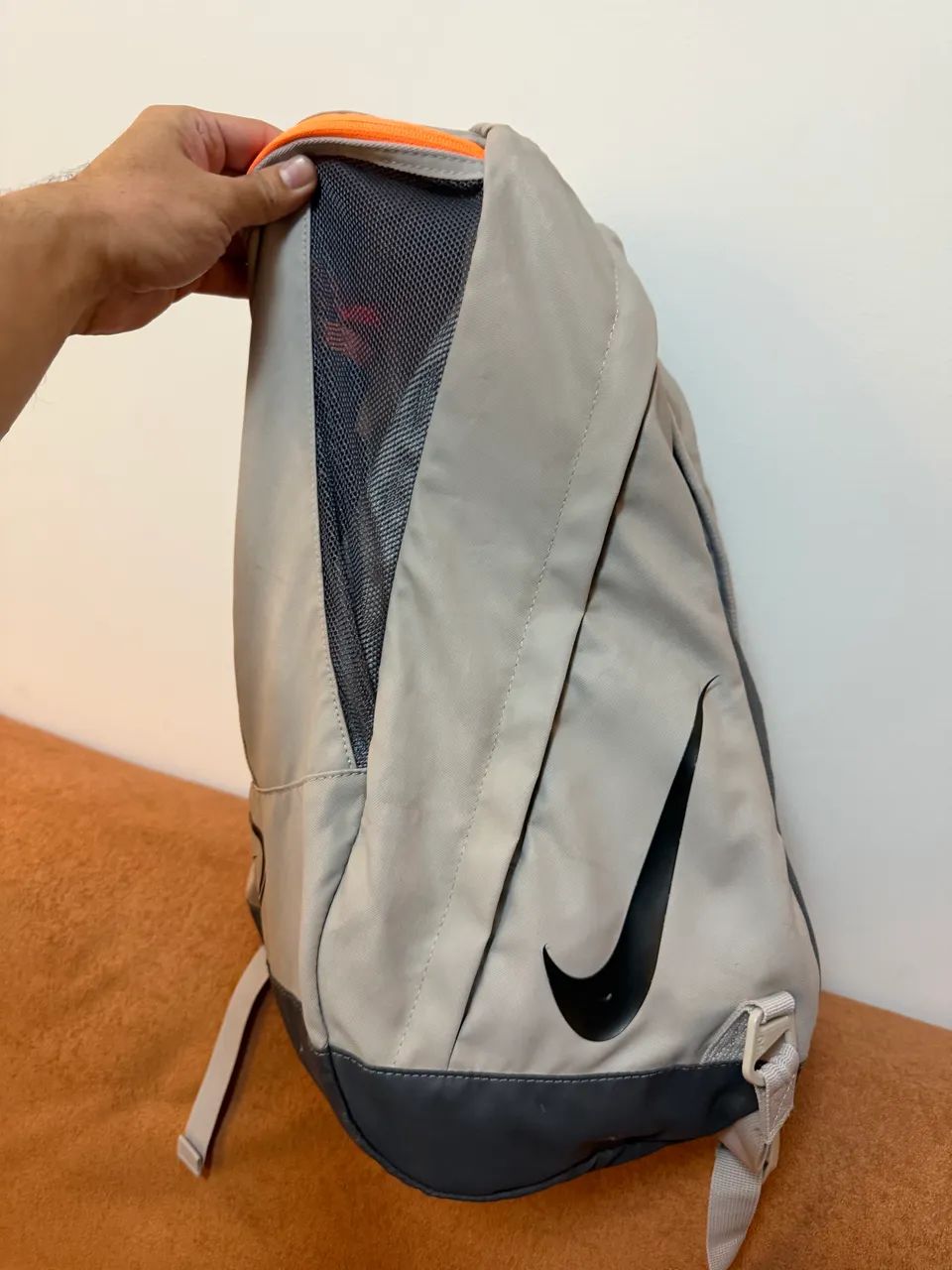 Mochila Nike Reforçada Grande Cinza - Foto 2