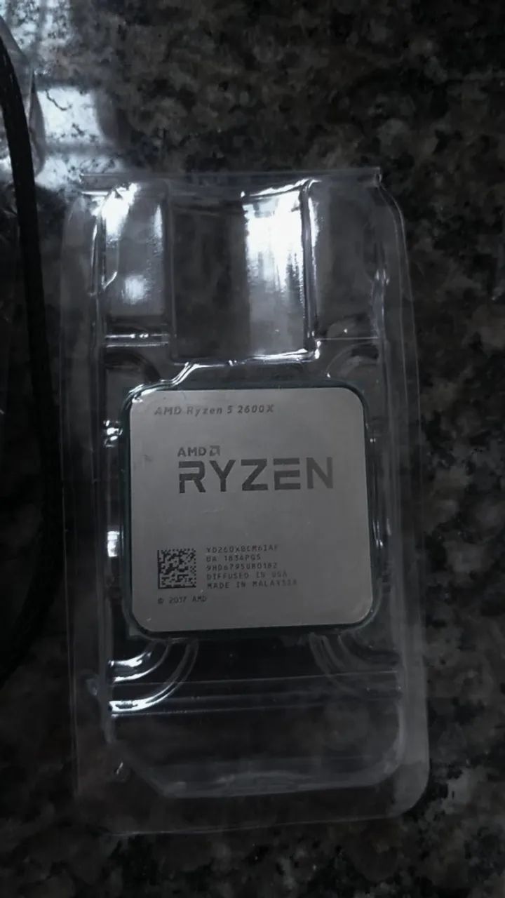Processador Amd Ryzen 5 2600x,Am4,12 Threads,6 Núcleos,3.6ghz(4.2ghz Max)19Mb De Cache - Foto 2
