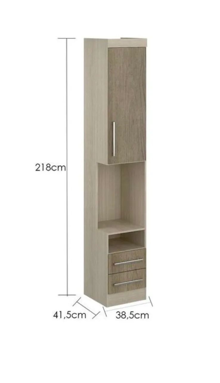 Móvel de cabeceira módulo smart c/2 gavetas - Foto 2