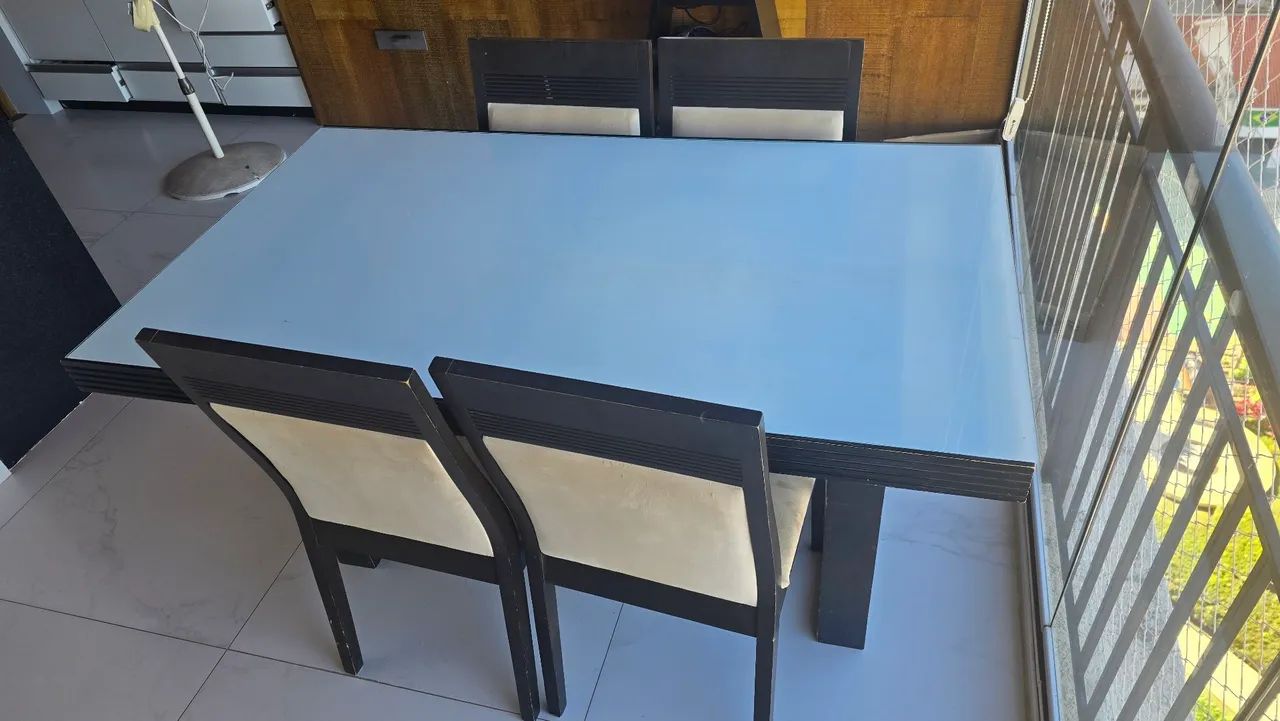 Mesa + 5 cadeiras - Foto 2