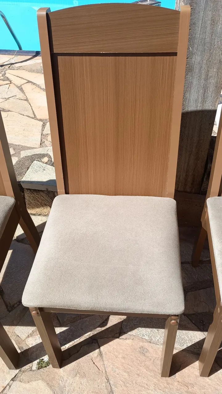 3 CADEIRA JANTAR MARROM $150, - Foto 2