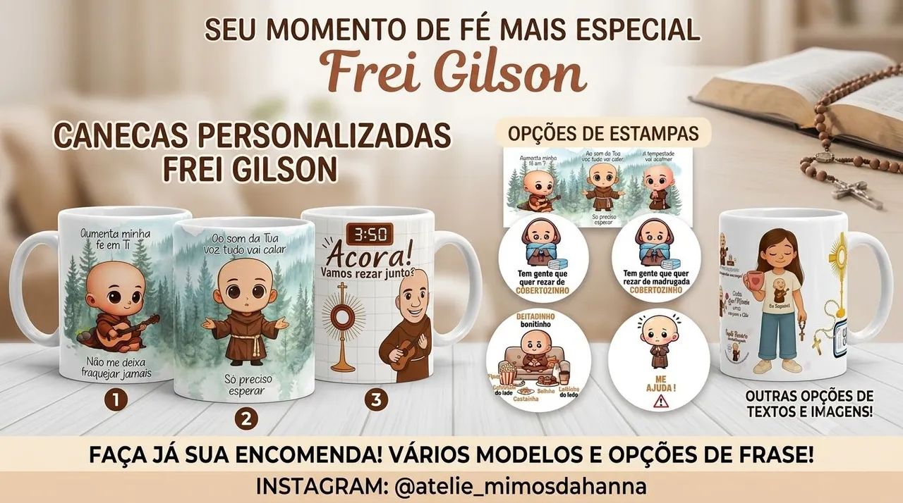 Personalizados do Frei Gilson  - Foto 2