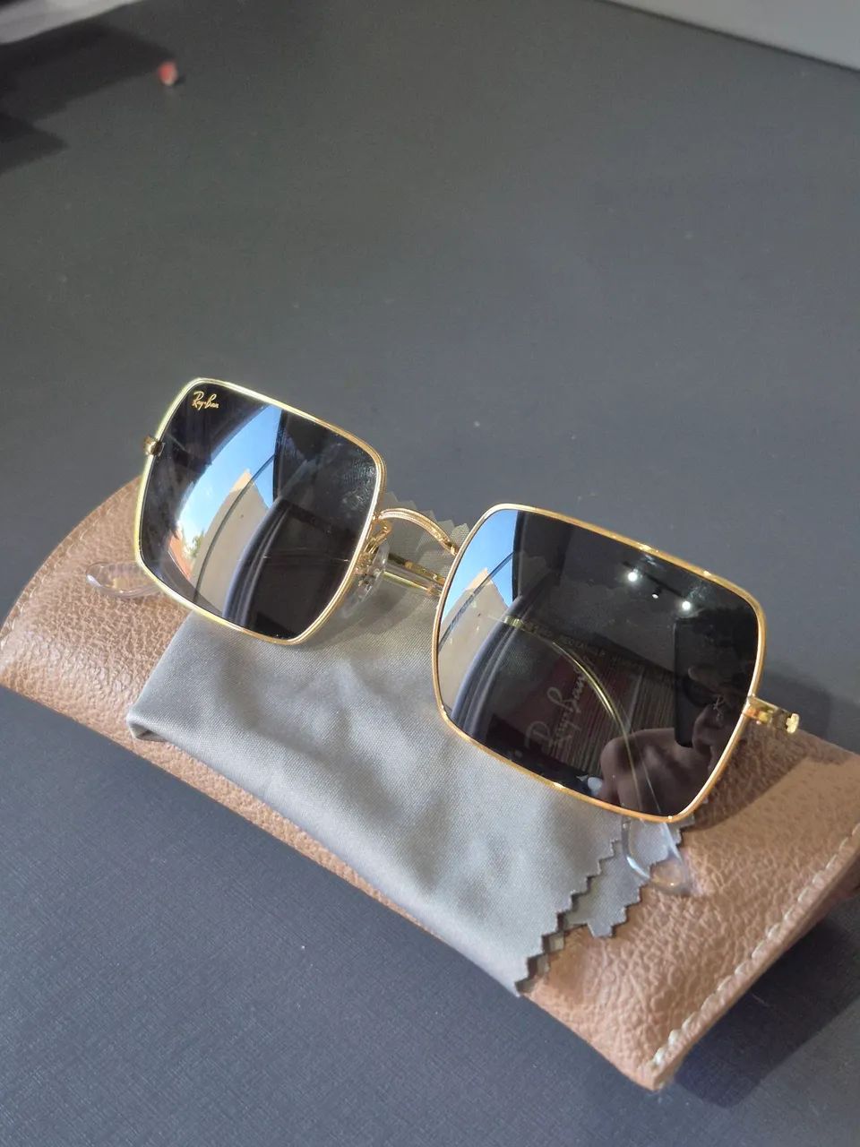 Óculos Ray-Ban (modelo Rectangle 1969) 54?19 - Foto 5